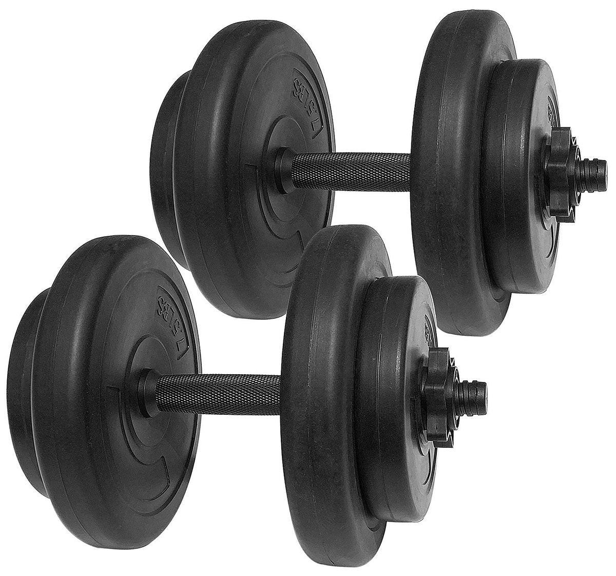 Cast Iron Adjustable Dumbbell Weight Set M6165
