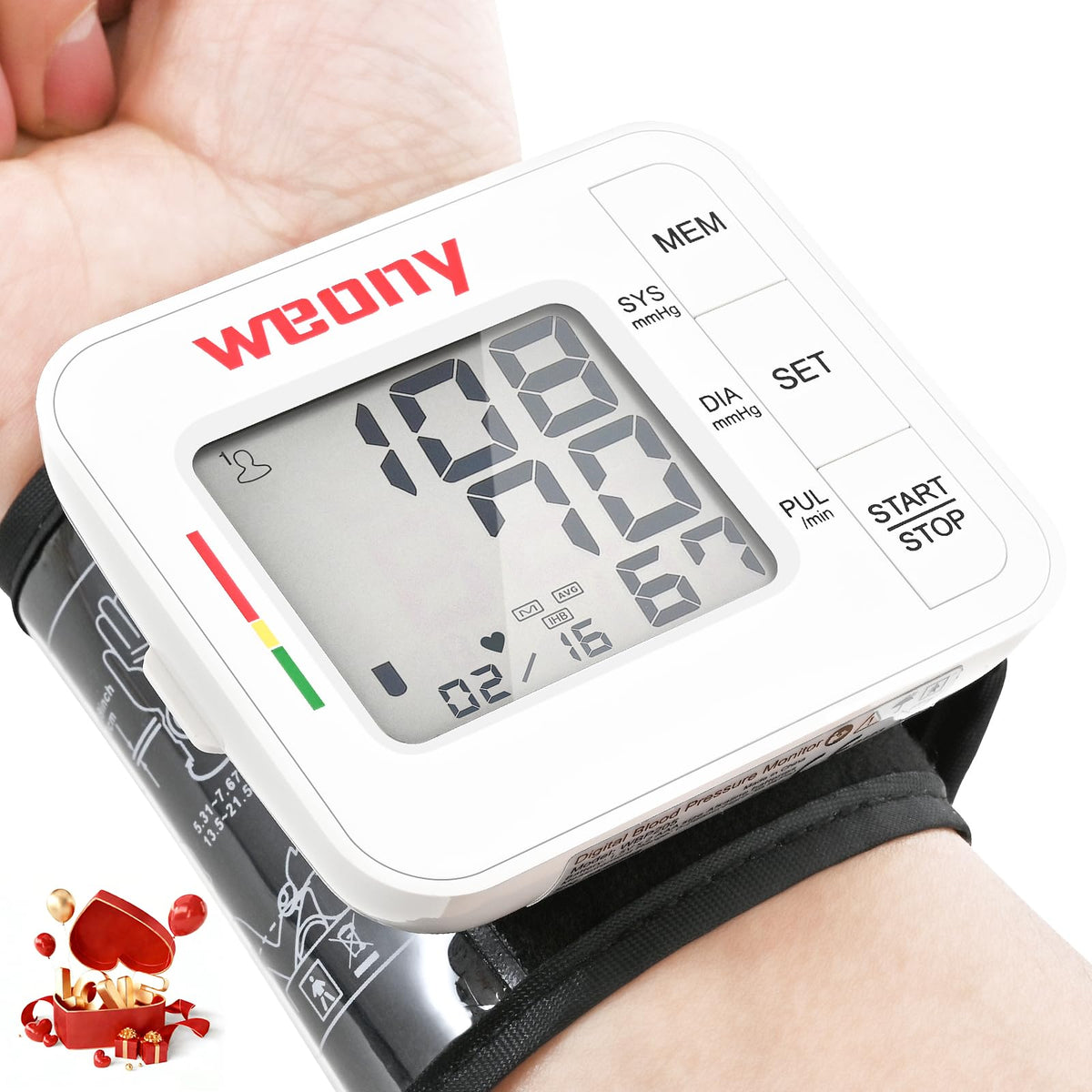 Wrist Blood Pressure Monitor V459