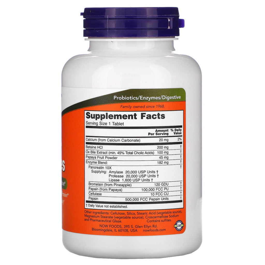 Super Enzymes 180 Tablets D895