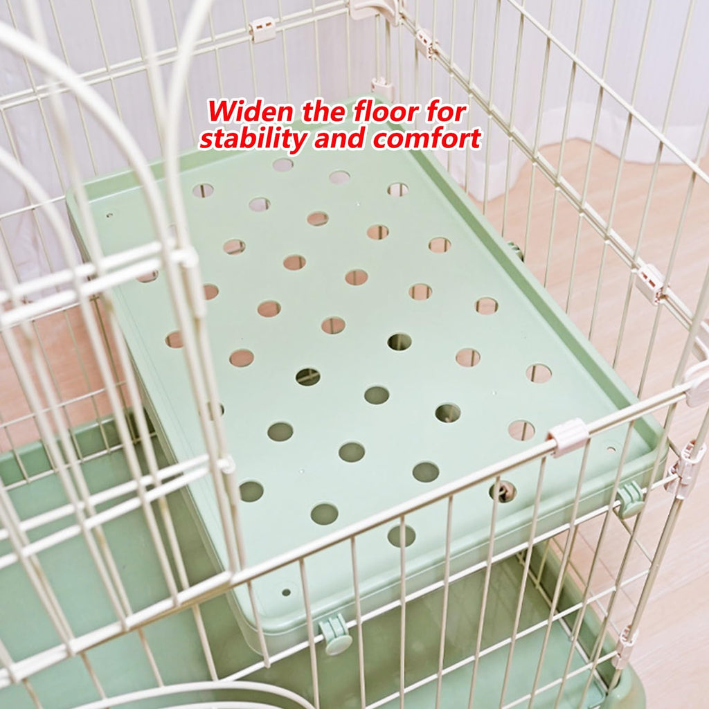 3/4-Tier Wire Cat Cage Playpen Kennel with Hammock H107