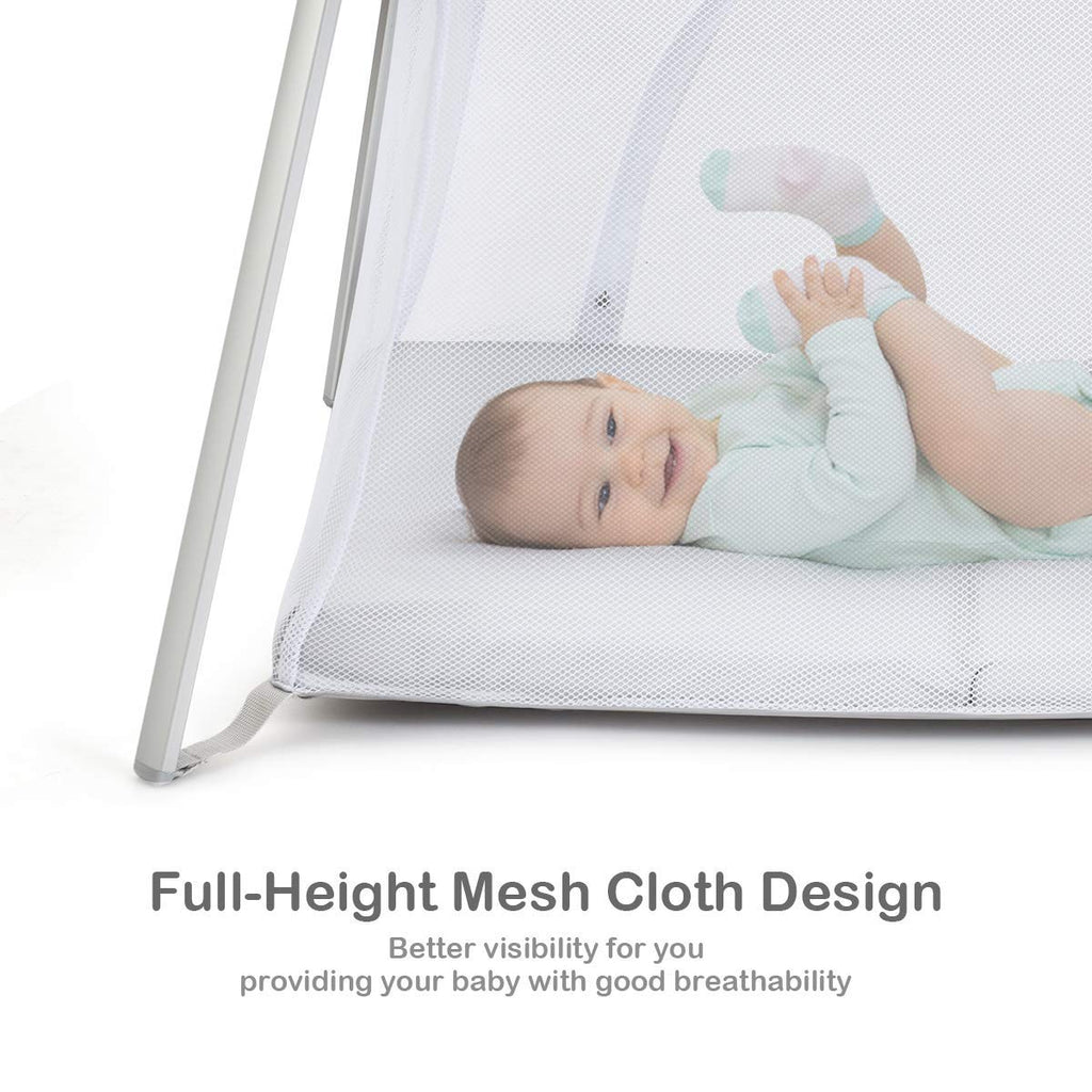 2 in 1 Portable Baby Playard with Mattress and Carry Bag X262683