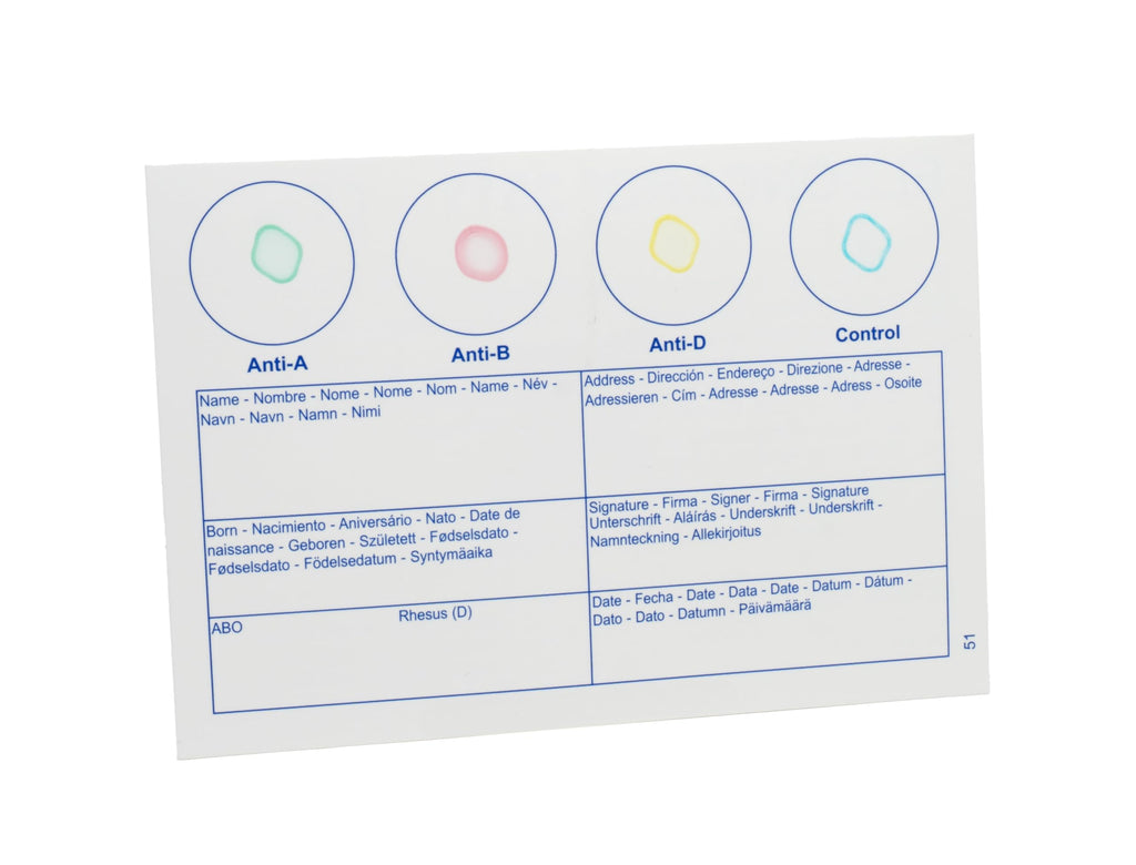 Blood Typing Kit 3 Test Pack Z6334
