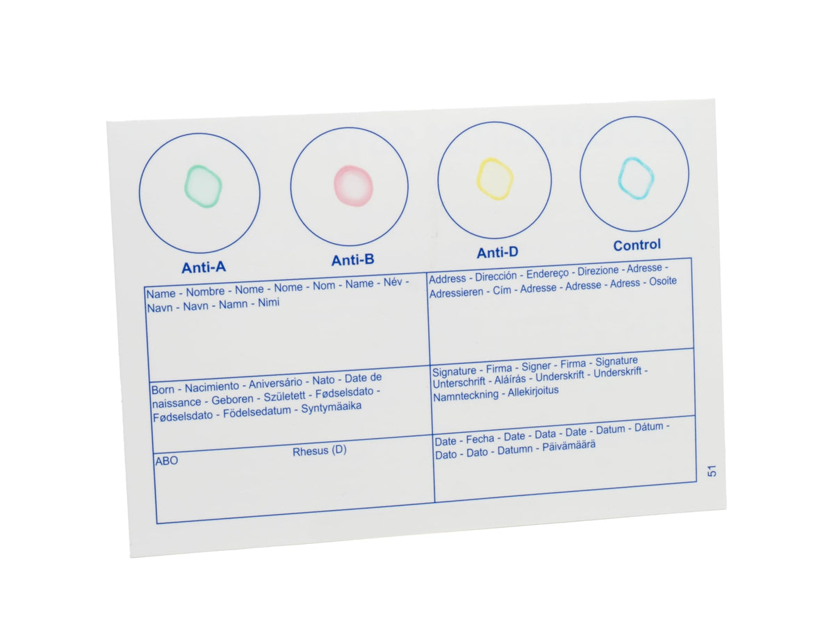 Blood Typing Kit 3 Test Pack Z6334