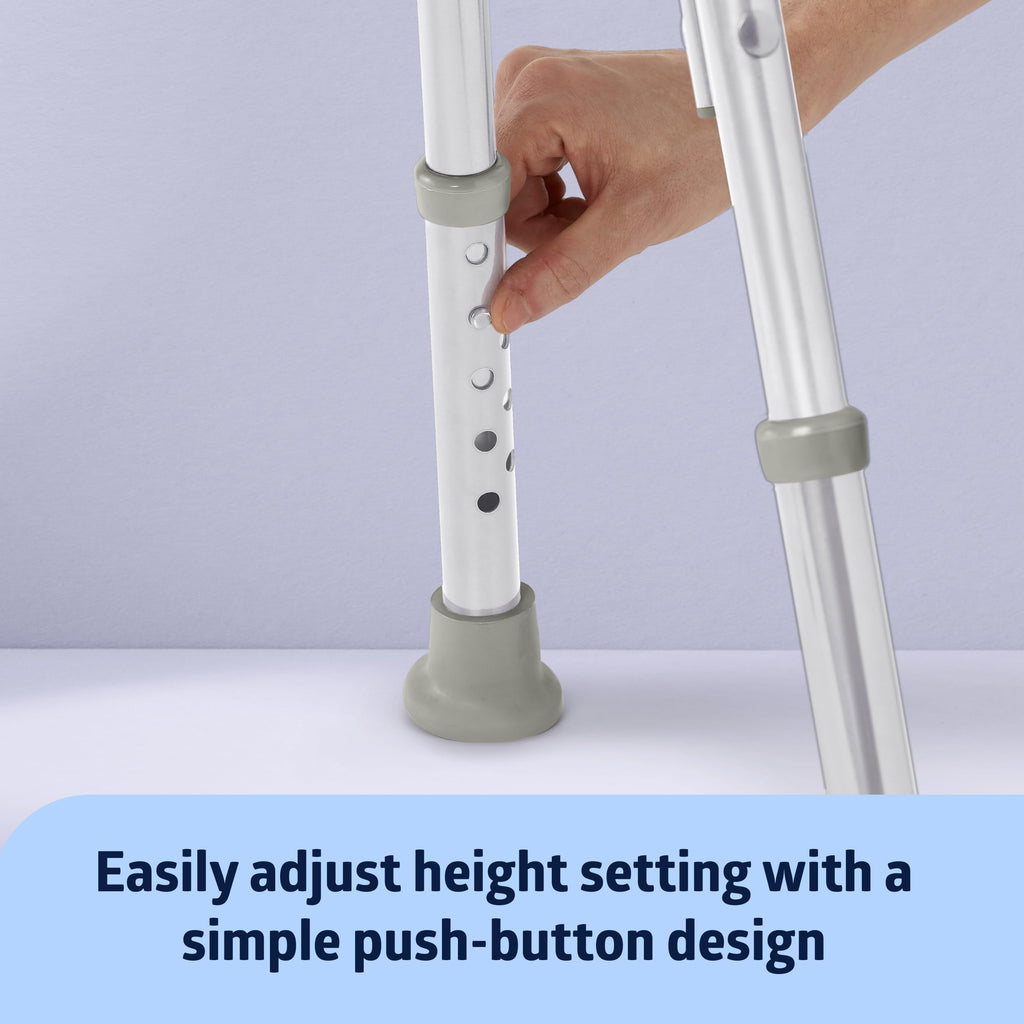 Light Blue Adjustable Tub Transfer Bench and Shower Chair 350 lb. Weight Capacity I225495