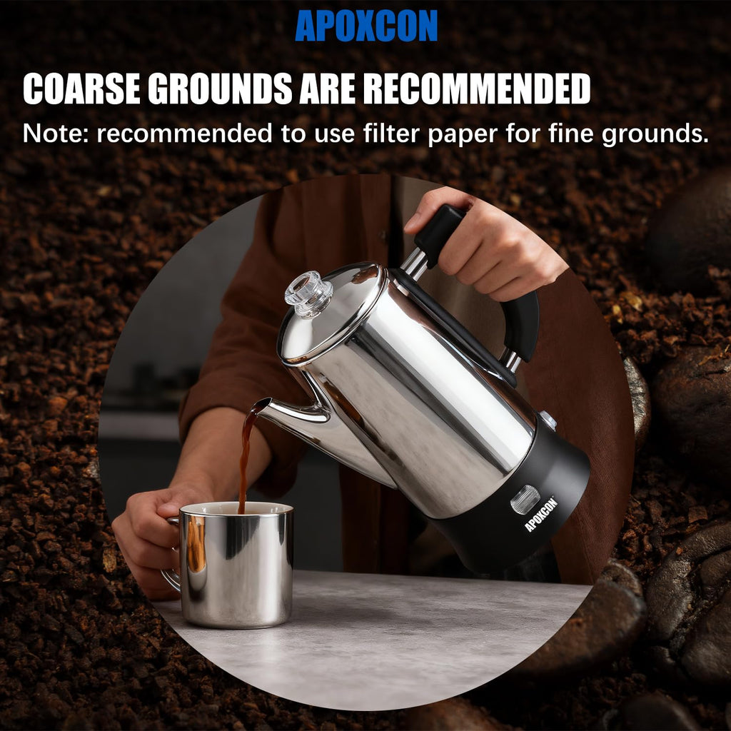 Electric Stainless Steel Coffee Percolator 12 Cup K63701