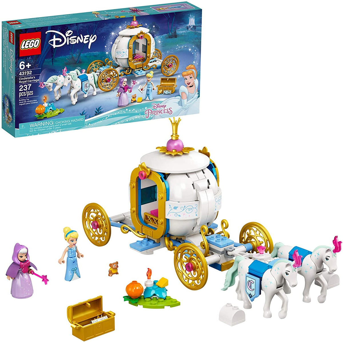 Disney Cinderella's Royal Carriage 237 Pieces O5156