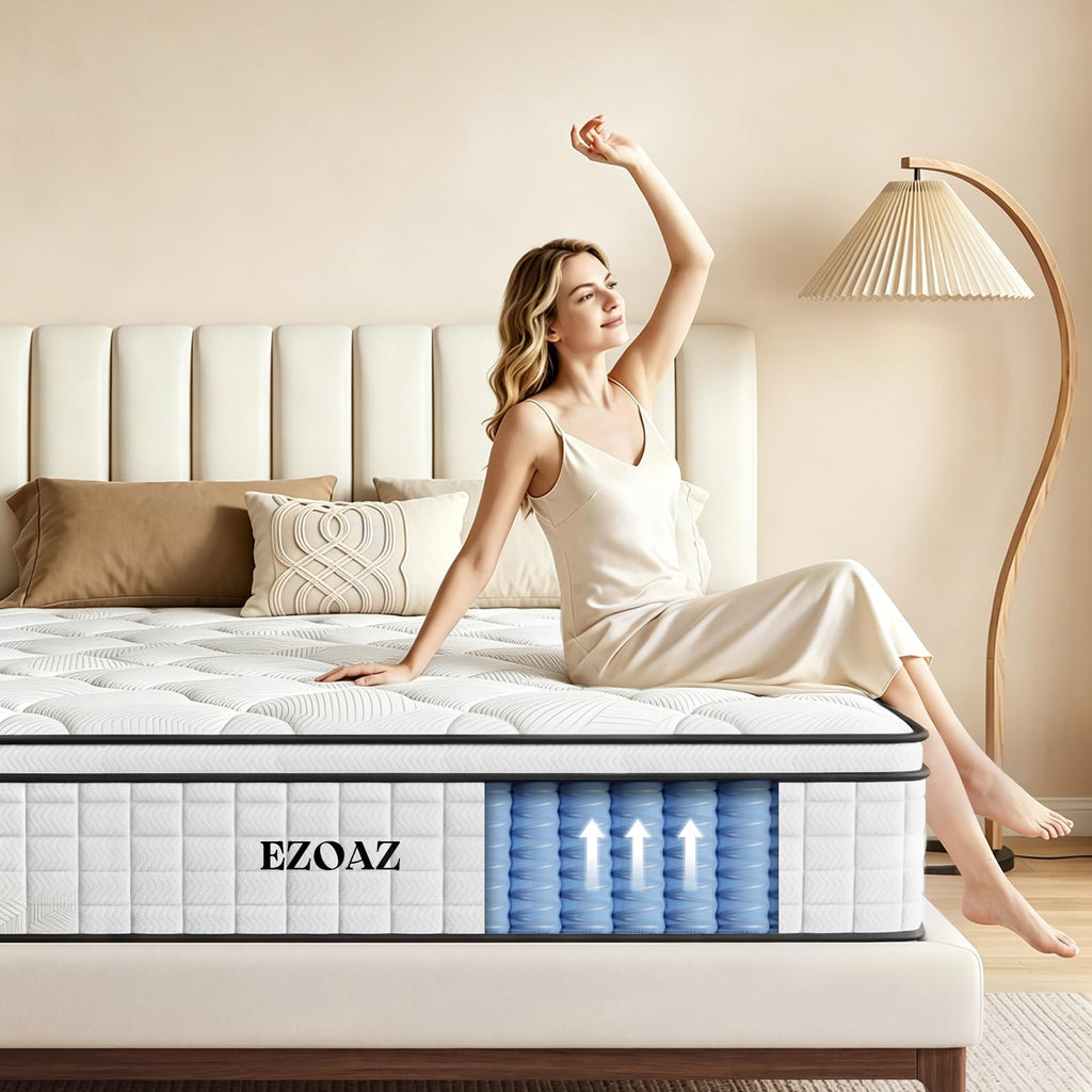 12 Inch Medium Firm Hybrid Full Mattress B1813
