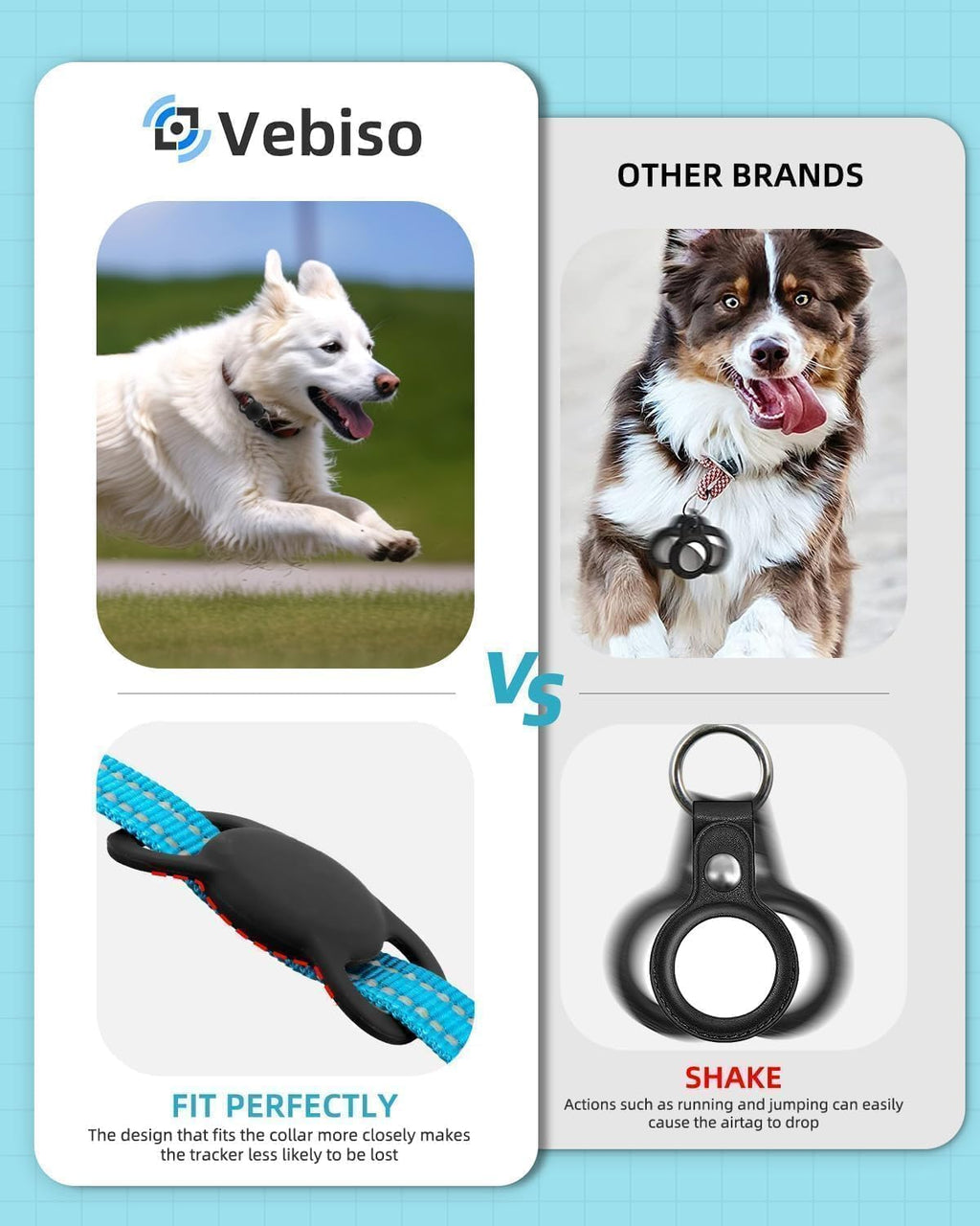 Smart GPS Dog Collar 2 Pack S9849