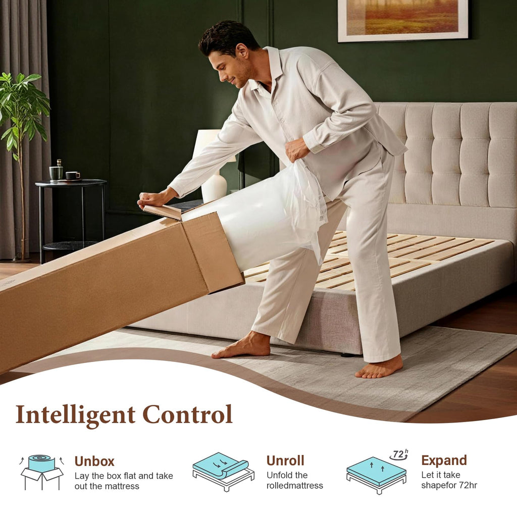 Full 10 Inch Hybrid Memory Foam Mattress Y650792