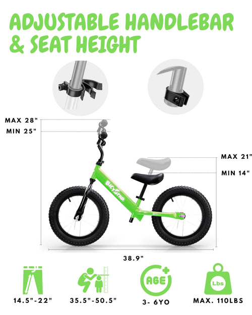 14 Inch Pink Balance Bike with Air Rubber Tires C91629