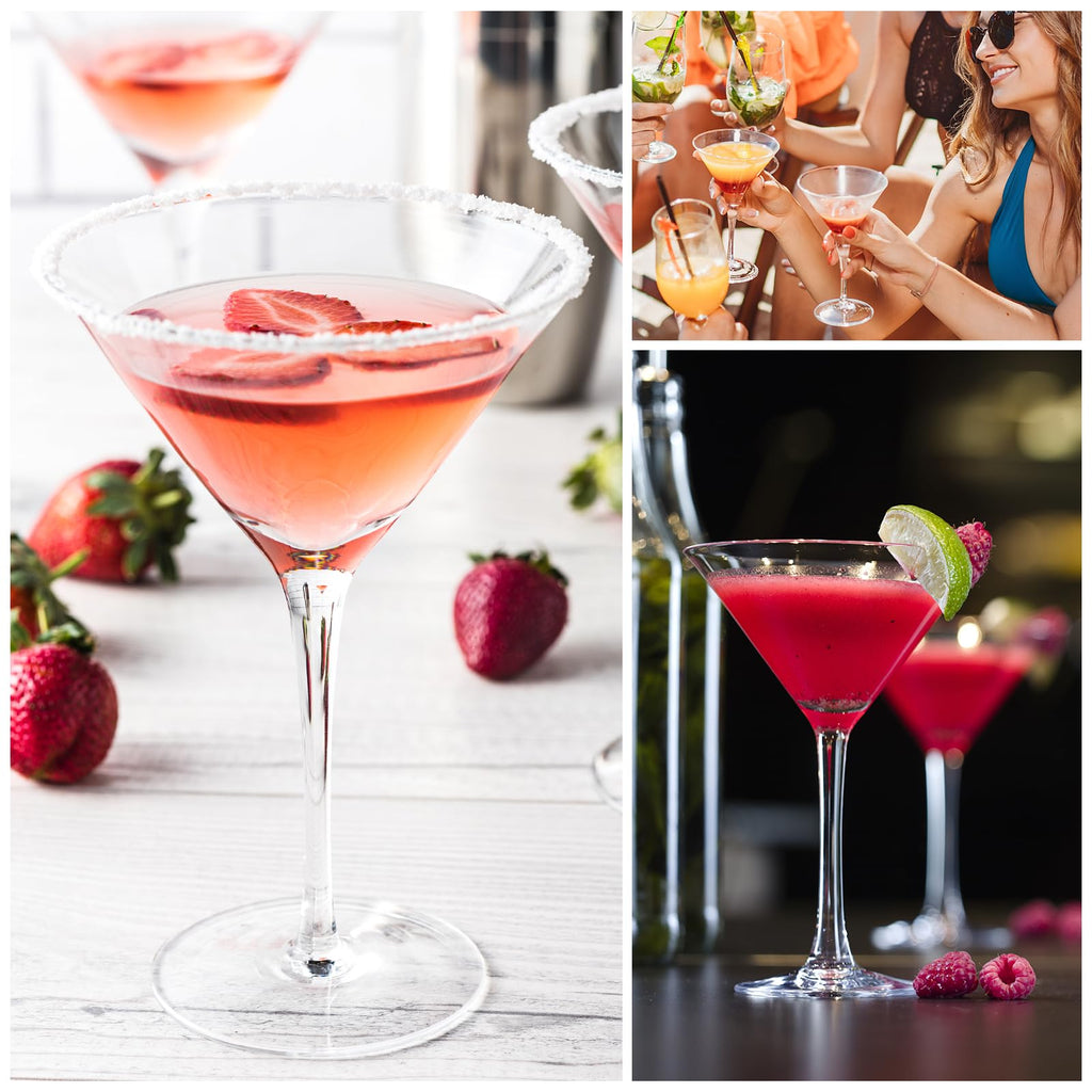 10 oz Plastic Martini Glasses Set of 12 W587740