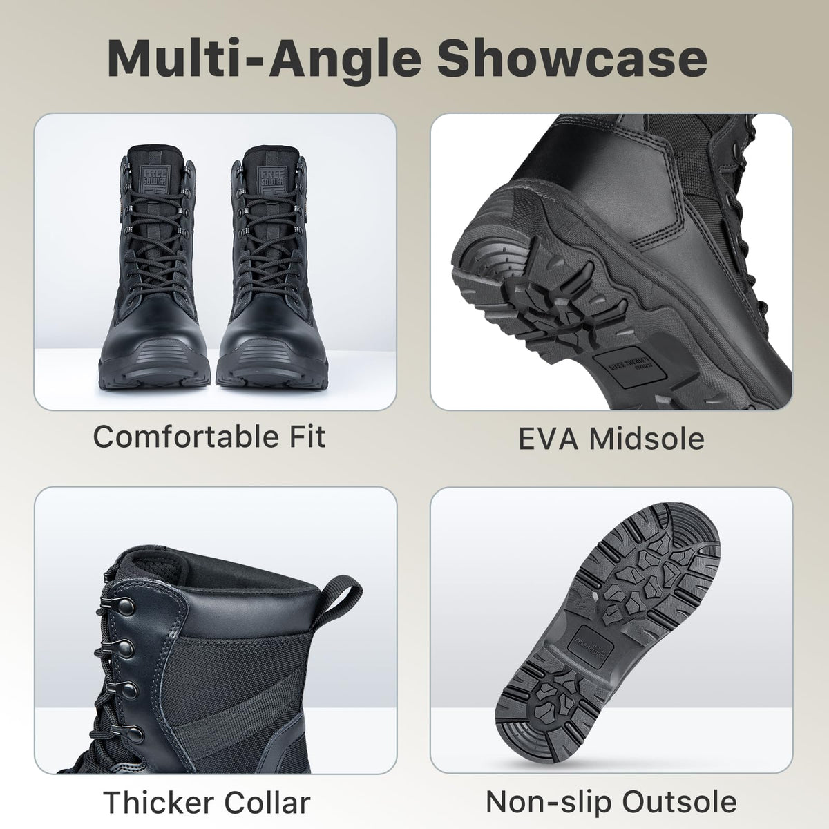 Women's 8 Inches Lightweight Tactical Boots L55173