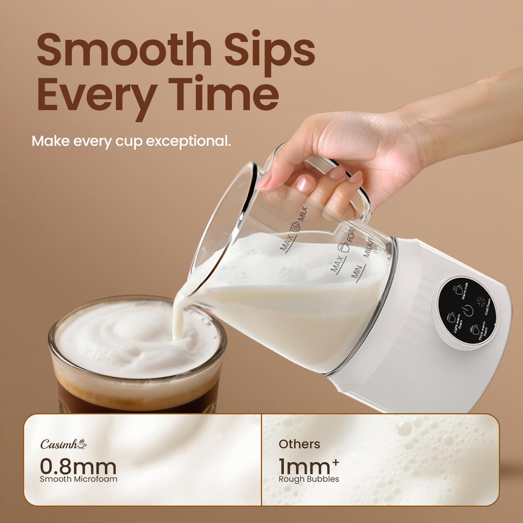 4-in-1 Electric Milk Frother and Steamer K96974