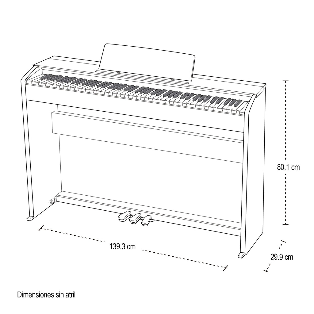 88-Key Weighted Console Digital Piano U32527
