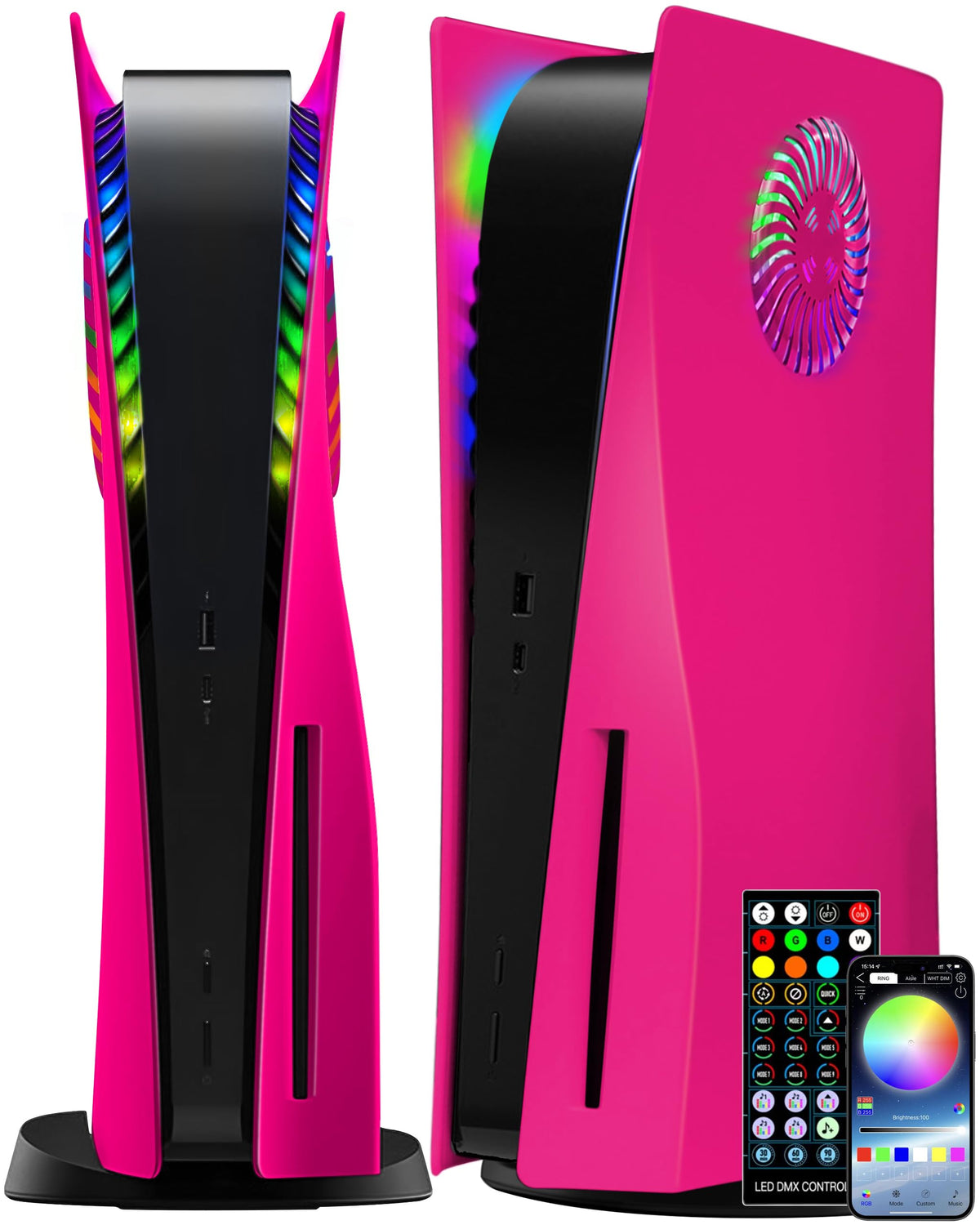 Nova Pink Vented Faceplate for PS5 Disc Edition N82813