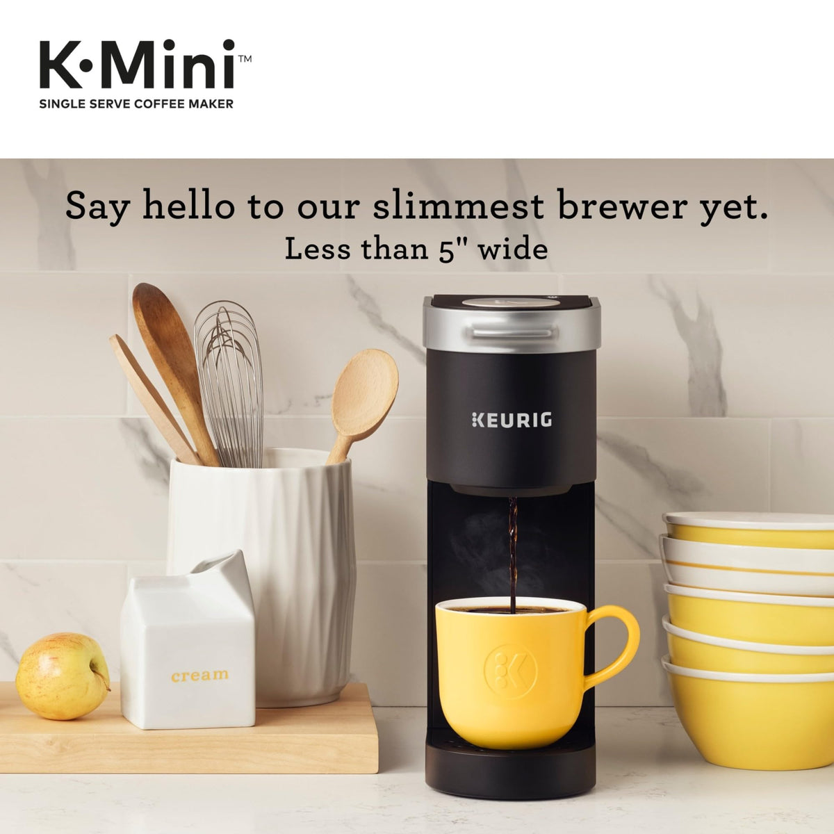 Single Serve K-Cup Pod Coffee Maker, 6 to 12oz Brew Size, Black U32703