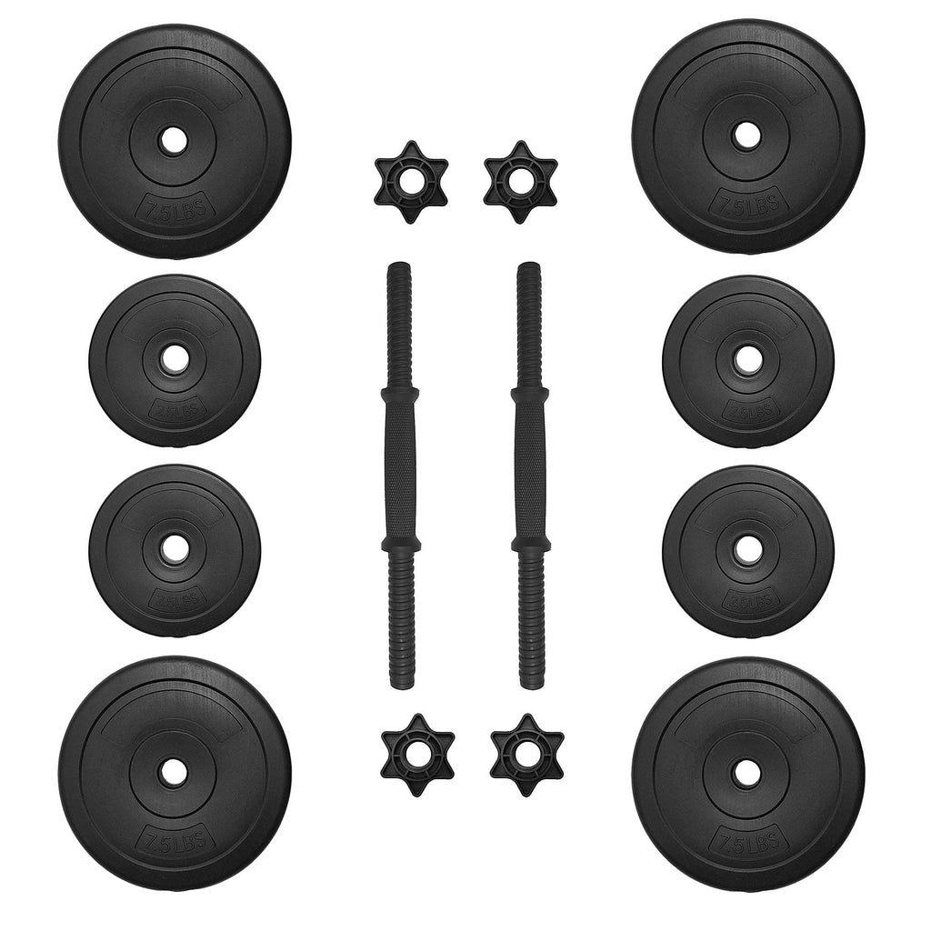 Cast Iron Adjustable Dumbbell Weight Set M6165