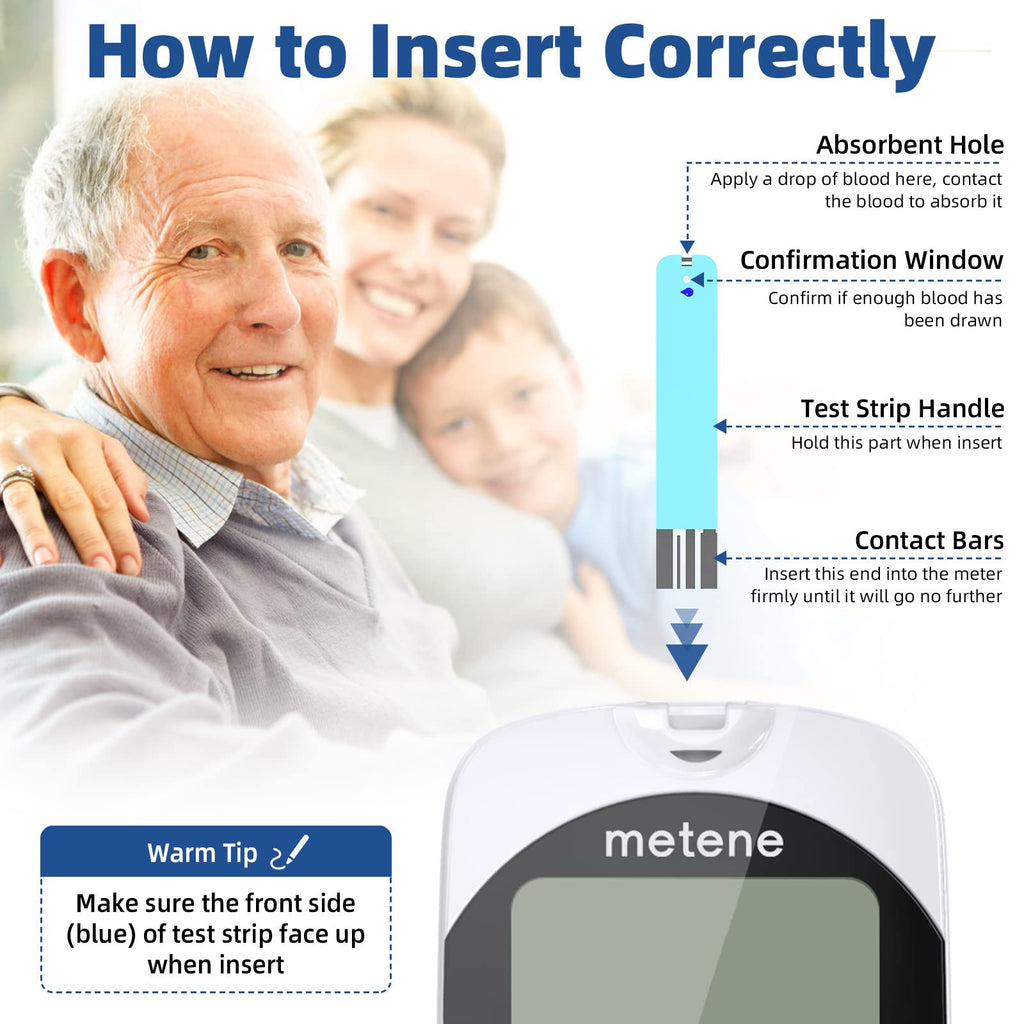 Blood Glucose Test Strips, 100 Count Y483