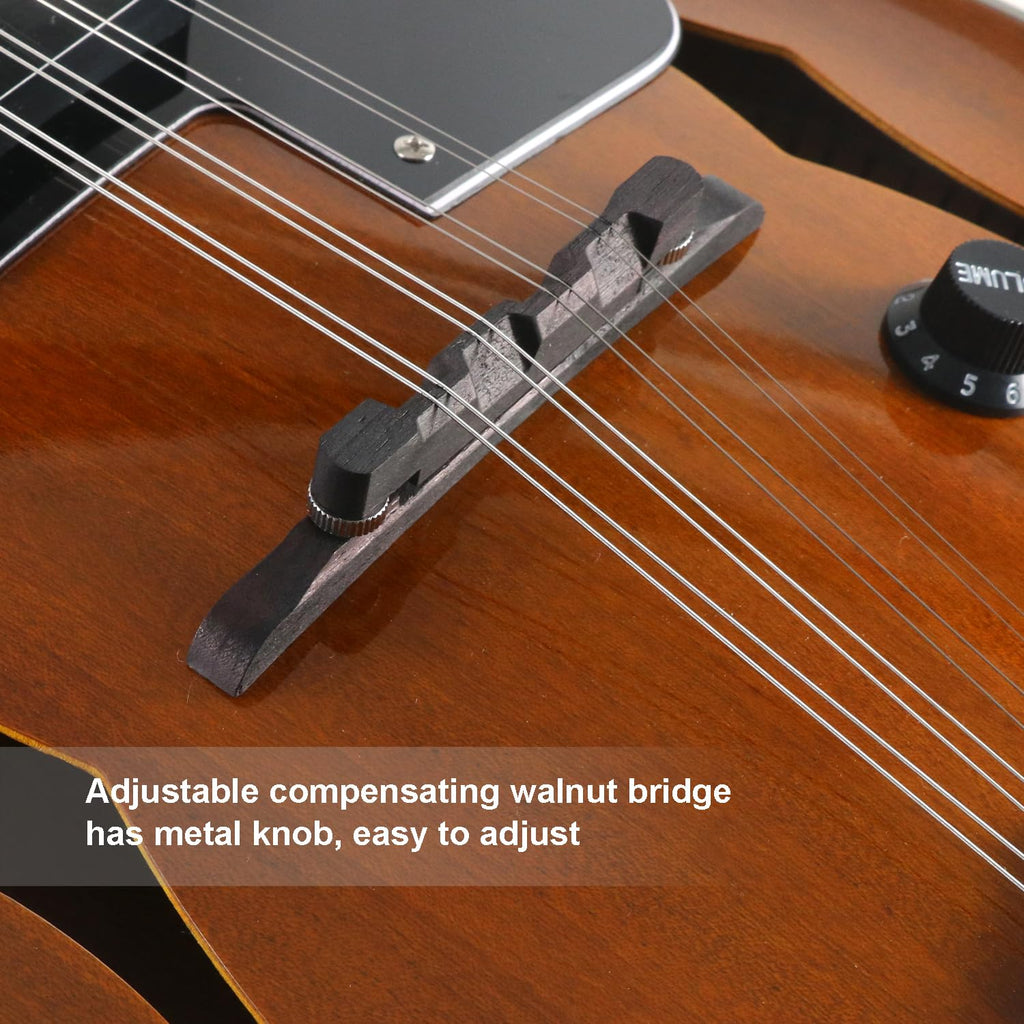 8 String Acoustic-Electric Mandolin Instrument with Pickup H1144