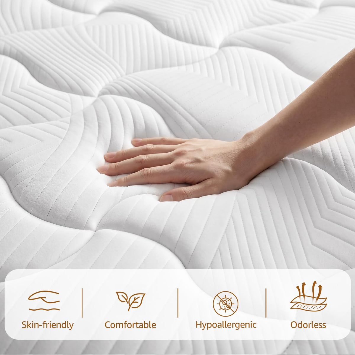 12 Inch Medium Firm Hybrid Full Mattress B1813