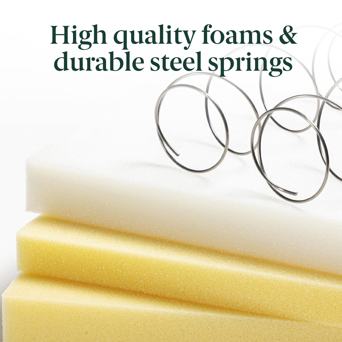 8 Inch Full Foam and Spring Hybrid Mattress F360