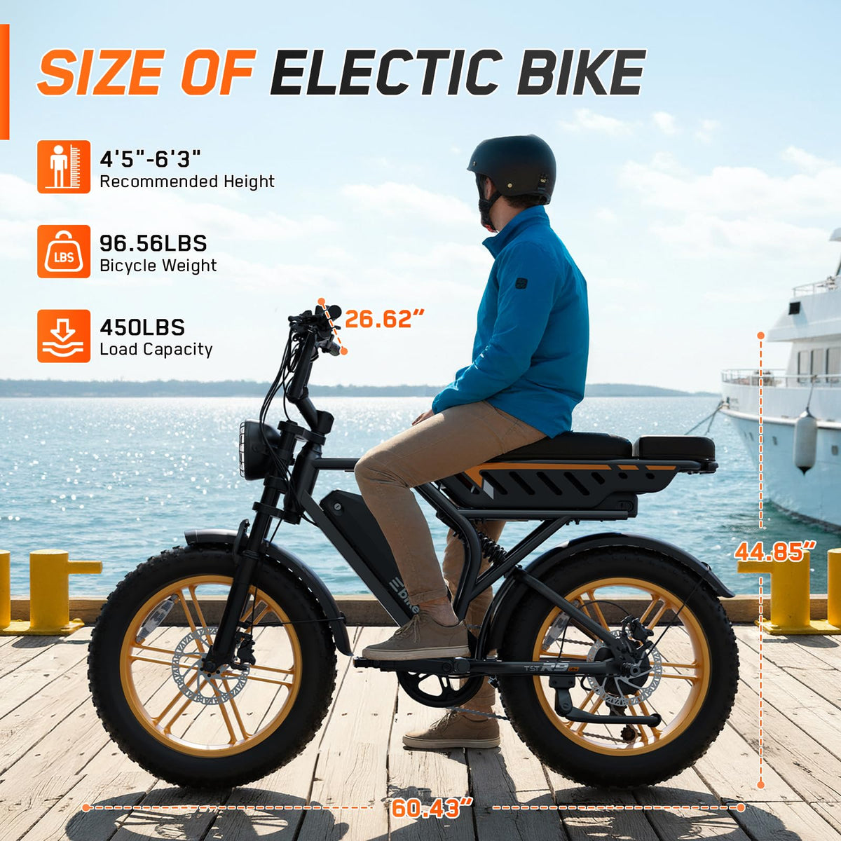 Electric Bike 48V Removable Battery J499