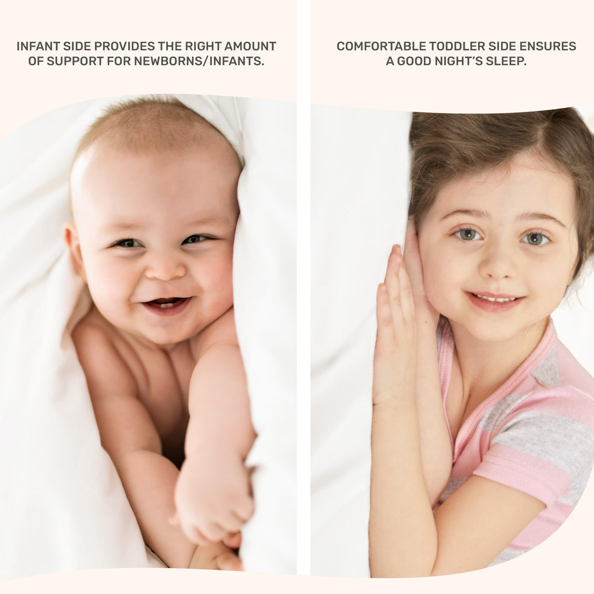 2-in-1 Dual-Sided Mini Crib Mattress S4824