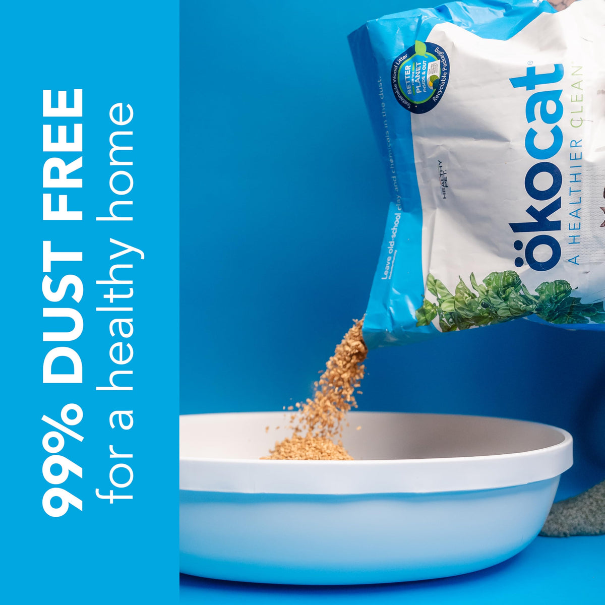 Unscented Wood Clumping Cat Litter 13.2 pounds M159774