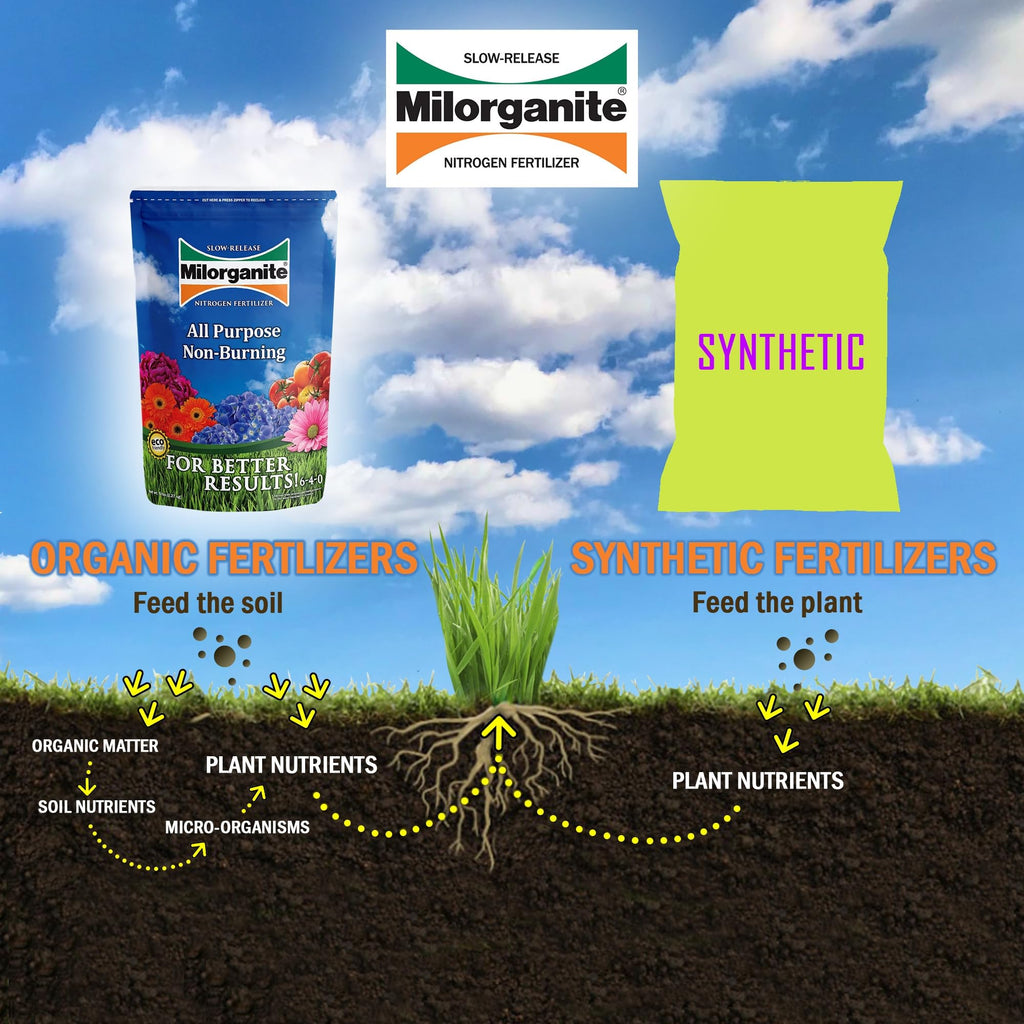 Slow-Release Nitrogen 6-4-0 Fertilizer, 5 Pound Bag (Pack of 4) I468518