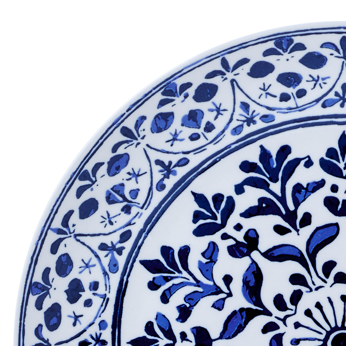 12 Piece Blue Stoneware Dinnerware Set R67054