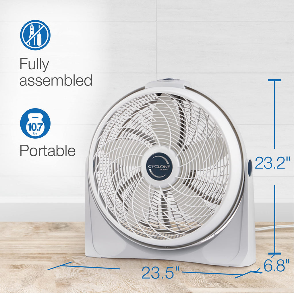 20 Inch 3-Speed Portable Pivoting Floor or Wall Mount Fan Z305609