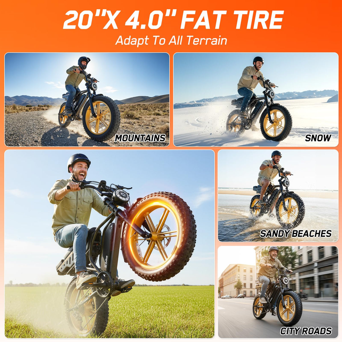 Electric Bike 48V Removable Battery J499