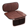 Car Seat Protector with 2 Storage Pockets, Black Y58518