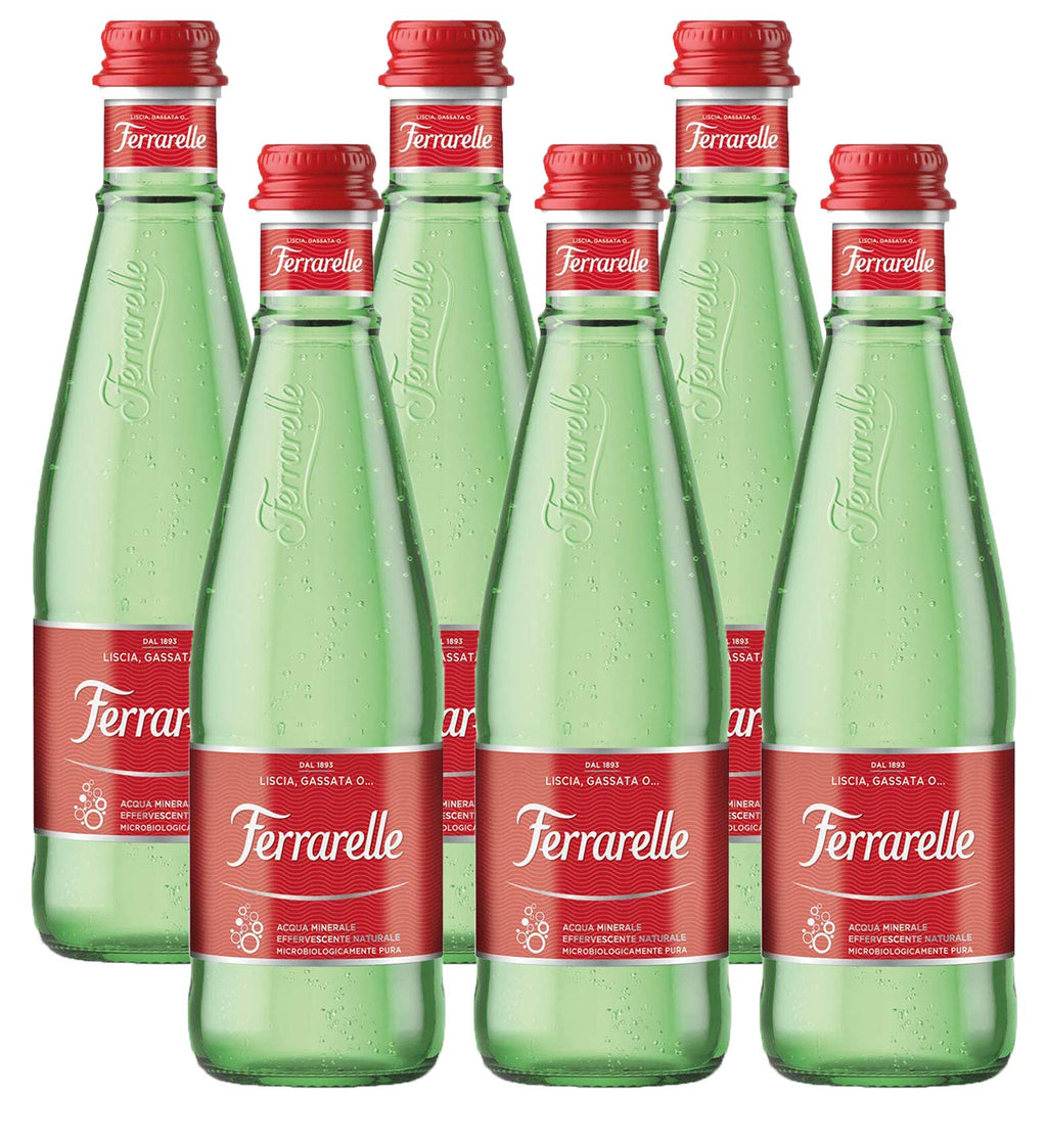 Sparkling Natural Mineral Water 11.2 Oz Glass Bottle 6 Pack O70075