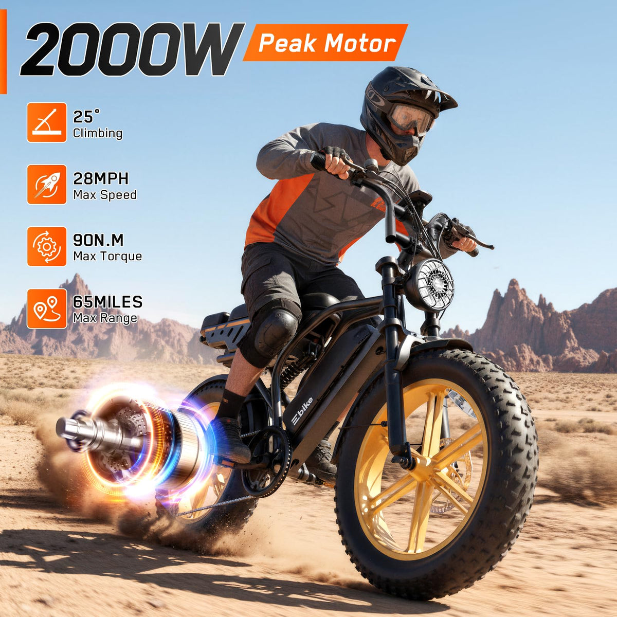 Electric Bike 48V Removable Battery J499