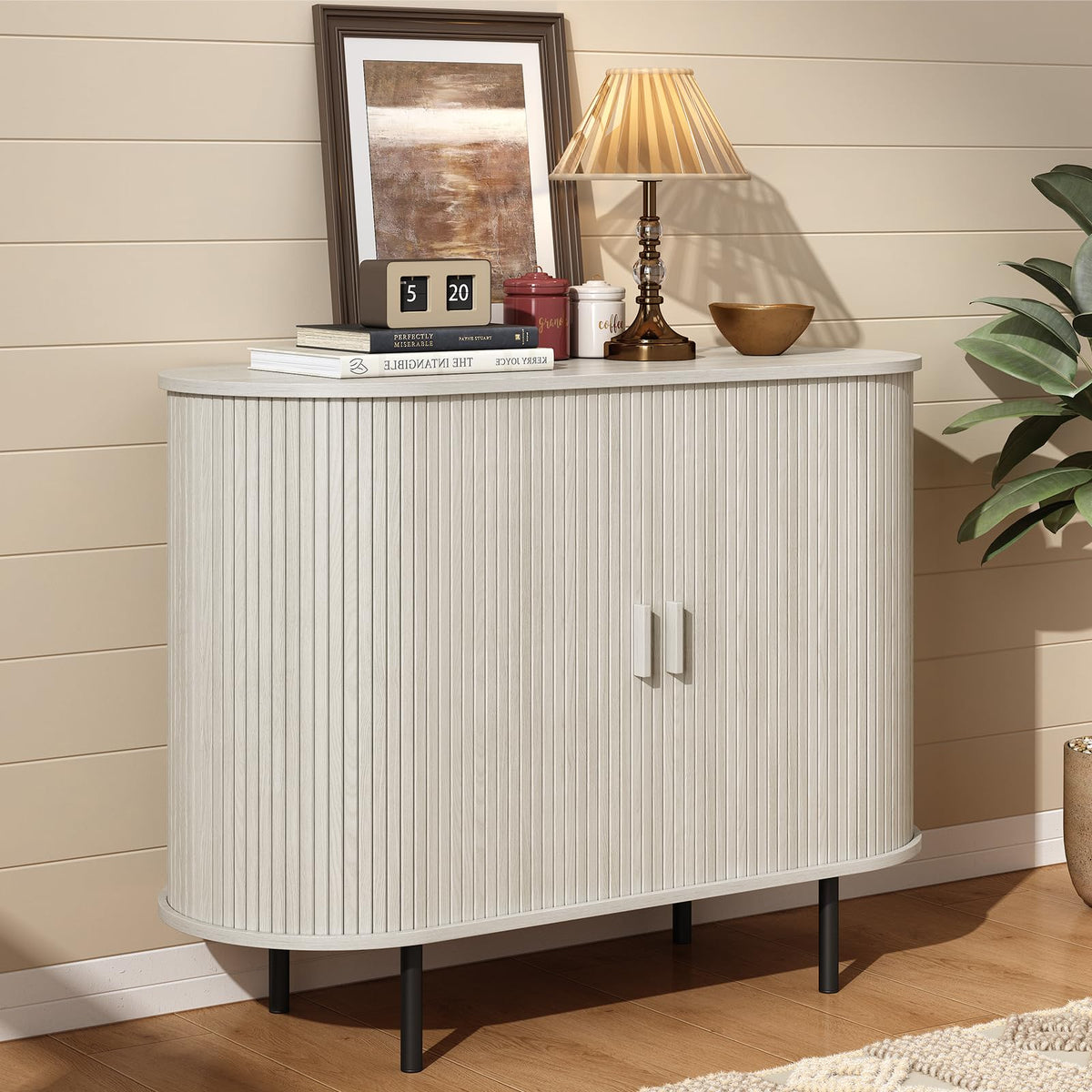40" Sideboard Buffet Cabinet with Sliding Door X80019