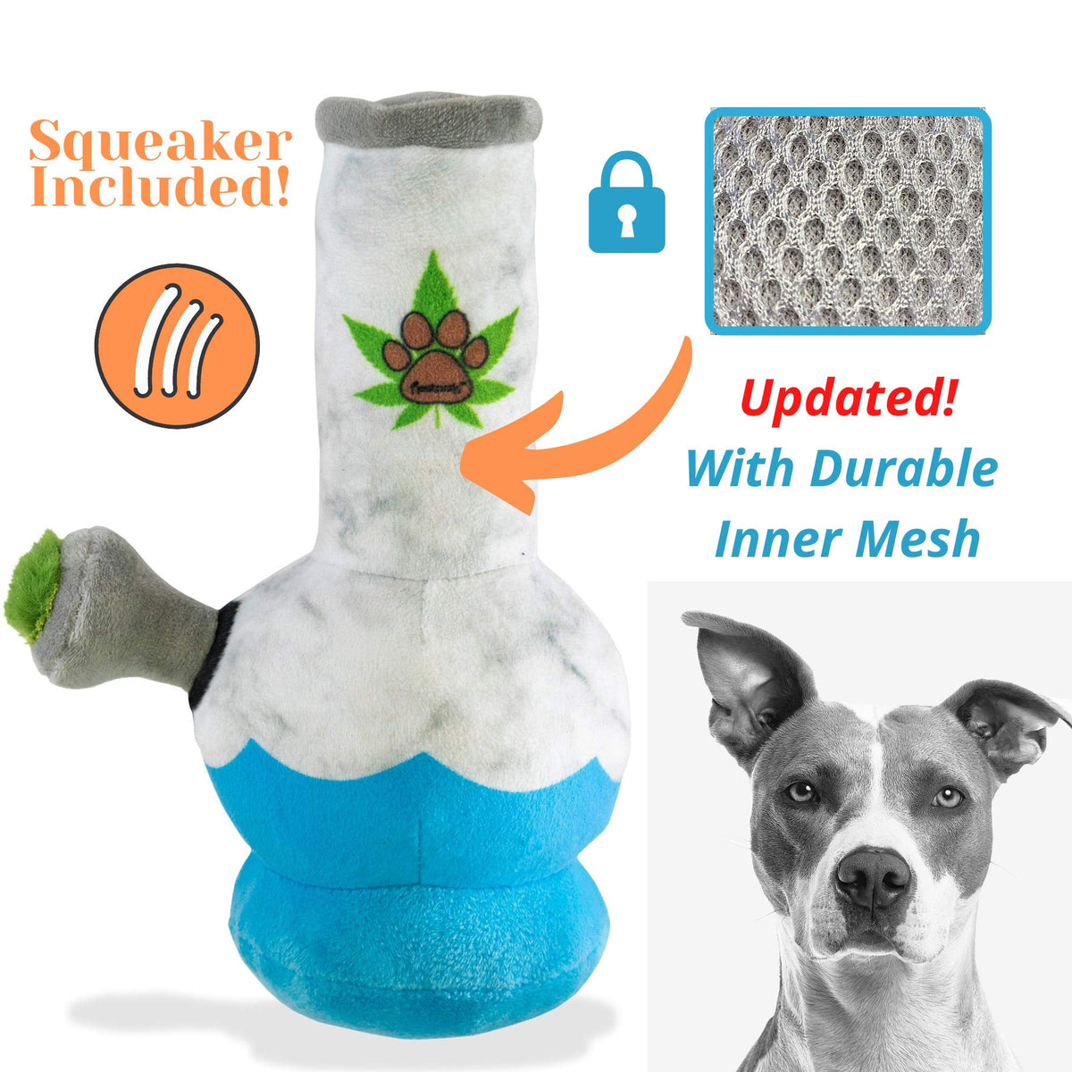 Plush Squeaky Dog Toy H5183