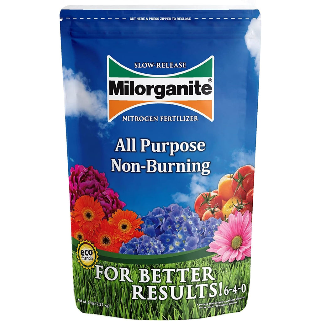 Slow-Release Nitrogen 6-4-0 Fertilizer, 5 Pound Bag (Pack of 4) I468518