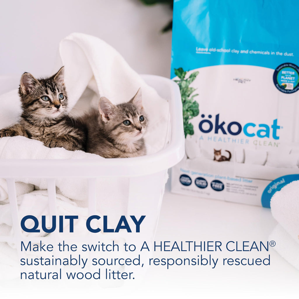 Unscented Wood Clumping Cat Litter 13.2 pounds M159774