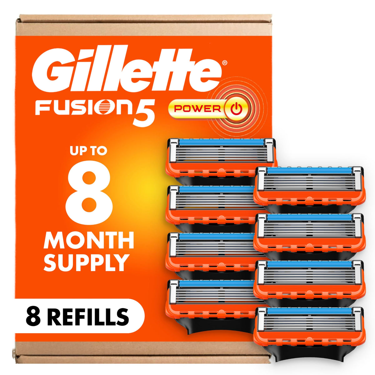 8 Count Razor Blade Refills with Precision Trimmer A86028