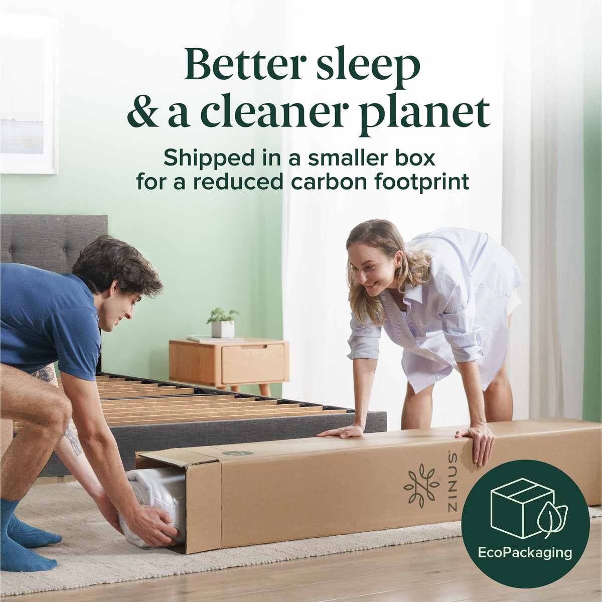8 Inch Full Foam and Spring Hybrid Mattress F360