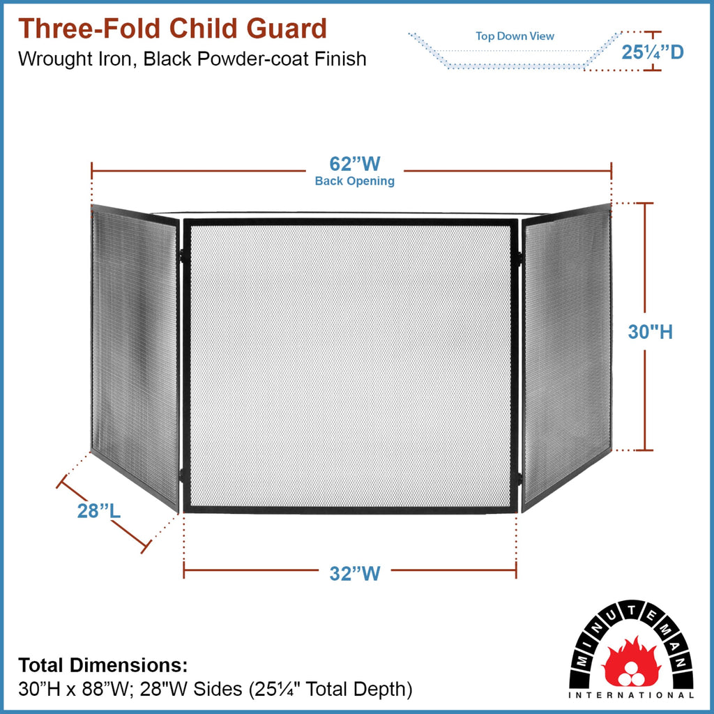 Three-Fold Child Guard for Wood and Pellet Stoves Q994726