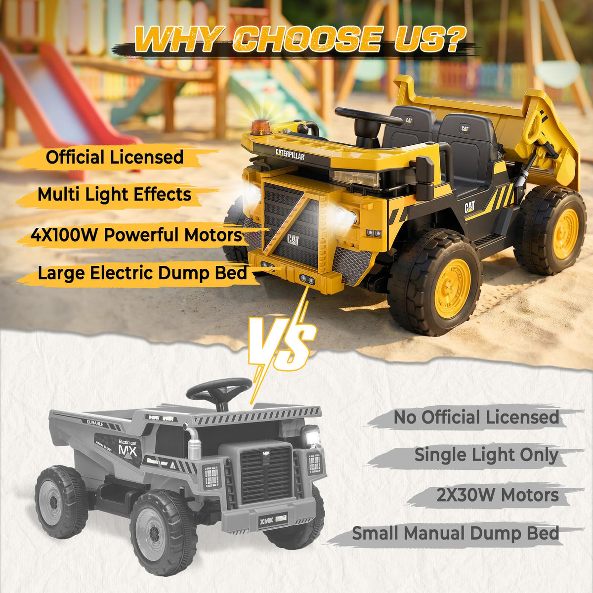 24V Ride On Dump Truck with Remote Control H711829