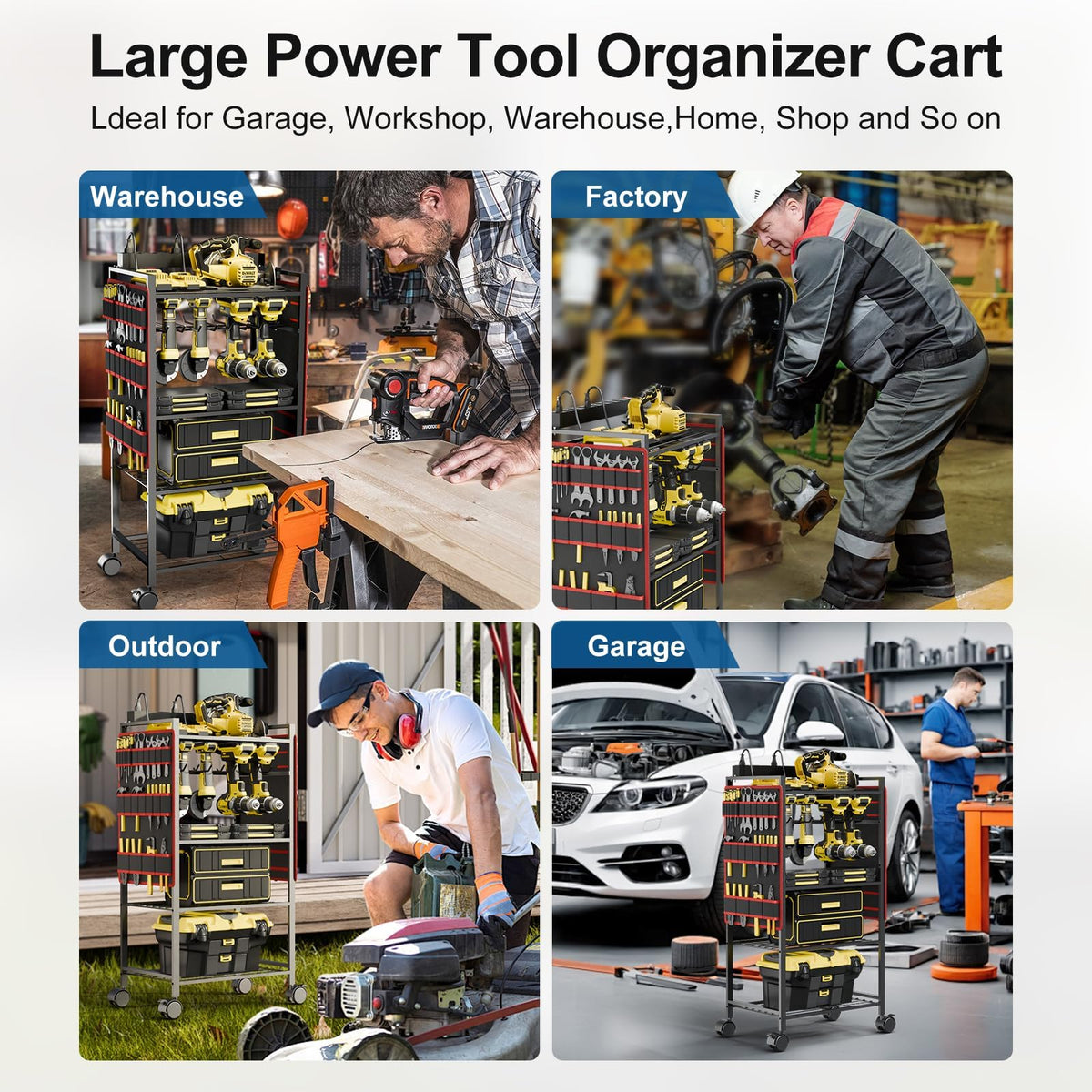 Rolling Tool Organizer Cart Q1761