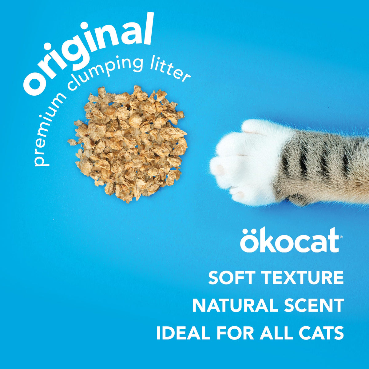 Unscented Wood Clumping Cat Litter 13.2 pounds M159774