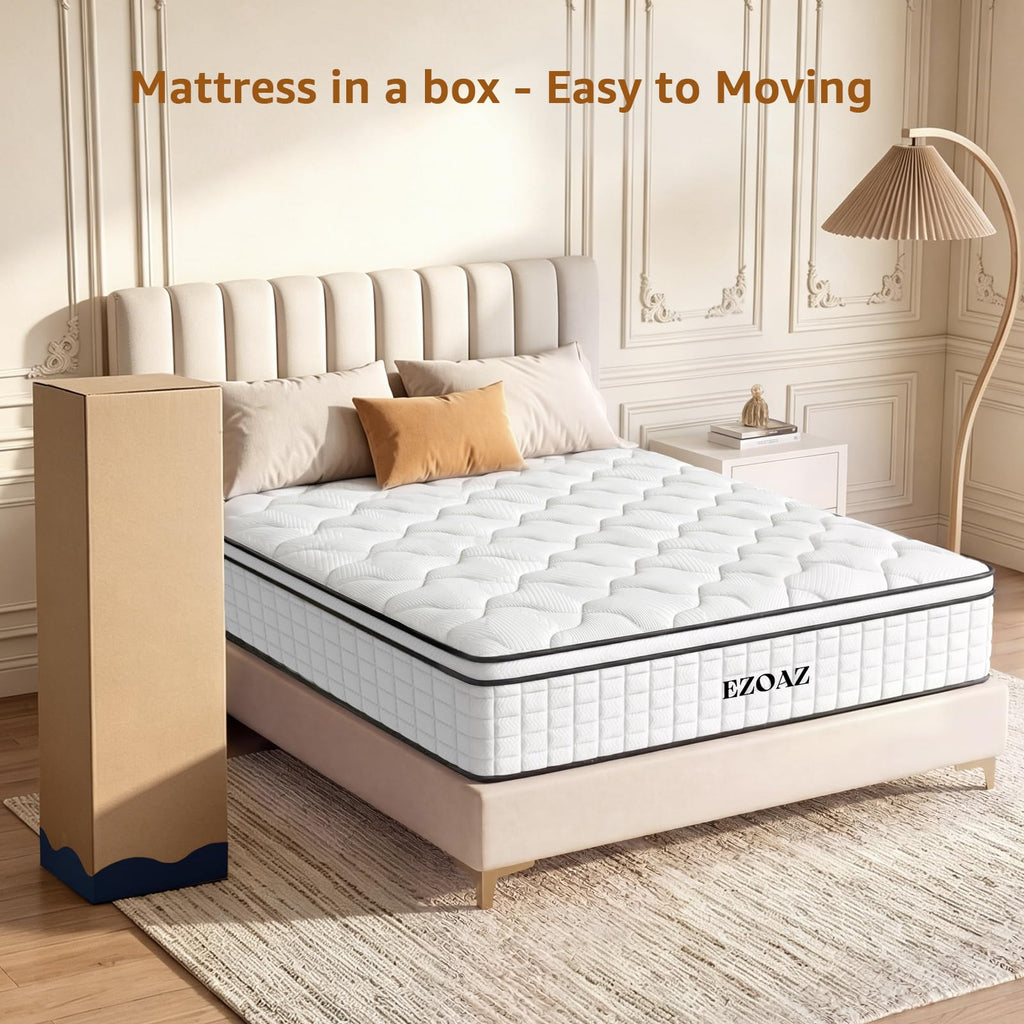 12 Inch Medium Firm Hybrid Full Mattress B1813