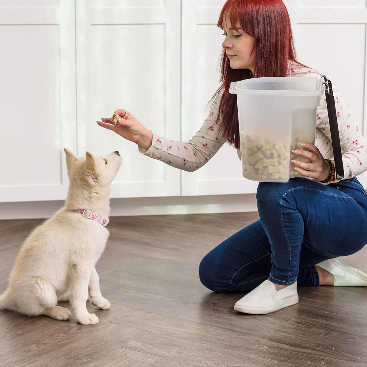 Black Dog Food Storage Container V338548