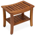 Teak Shower Bench & Stool S6851
