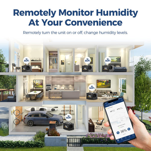 120 Pints Wi-Fi Dehumidifier with Pump Z753