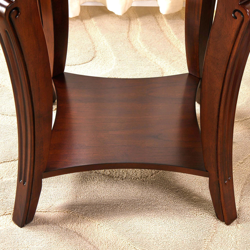 Set of 2 Solid Wood End Table U780